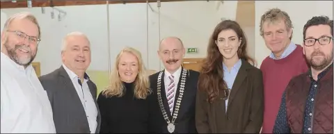  ??  ?? Brendan McSherry (left), Louth County Council, Declan Breathnach TD, Alison Harvey, Co-Founder and National Co-ordinator of the ‘Pilot’ collaborat­ive Town Centre Health Check Training Programme, Michael Gaynor, President, Dundalk Chamber of Commerce,...