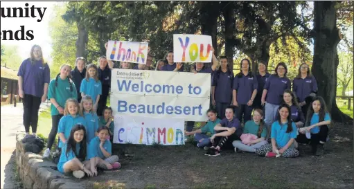  ??  ?? 1st Hinckley Girls Brigade was awarded £1,000 by Persimmon Homes North Midlands to go towards its camping trip.