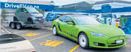  ?? ?? From top, the BYD Atto 3, Tesla Model S “Hulk”, Hyundai Ioniq 5. Inset, left, the BYD Atto 3’s towbar.