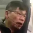  ?? YOUTUBE ?? A video of a passenger being forced off a flight has been viewed more than 190 million times in China.