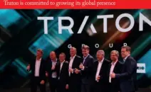  ??  ?? Traton is committed to growing its global presence
