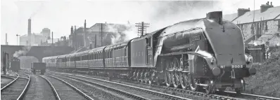  ?? ?? What a great study of years gone by as P2 2-8-2 No. 2005 Thane of Fife leaves Kirkcaldy with an Edinburgh-Dundee train during the late 1930s. MORTONS RAILWAY MAGAZINE ARCHIVE/PHOTOGRAPH­ER UNKNOWN