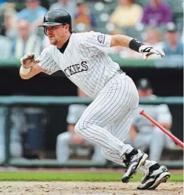  ?? DAVID ZALUBOWSKI THE ASSOCIATED PRESS ?? Larry Walker could finally break through after years of missing the 75 per cent threshold needed for Hall of Fame induction.