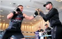  ?? Photo / Getty Images ?? Joseph Parker has his third fight under trainer Andy Lee.