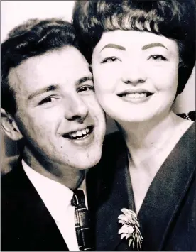  ??  ?? INSEPARABL­E: Tom and Norine Orr on their wedding day in August 1967