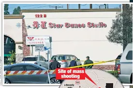  ?? ?? Site of mass shooting