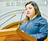  ?? CORTESÍA ?? La diputada Anaís Burgos presentó la iniciativa. Hernández