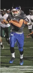  ?? Photo by Ernest A. Brown ?? Cumberland's Hayden Lacroix looks to make something happen during a September 2017 game against Cranston East. Lacroix will be one of the running backs the Clippers rely on during the upcoming season.