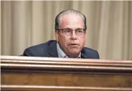  ?? SAMUEL CORUM/GETTY IMAGES ?? Sen. Mike Braun, R-Ind., says the possibilit­y of passing a coronaviru­s stimulus bill “gets increasing­ly difficult.”