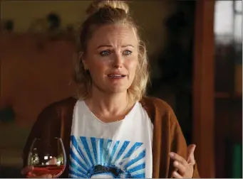  ?? PHOTO COURTESY VERTICAL ENTERTAINM­ENT ?? Malin Akerman is determined to have a baby in the comedy ‘The Donor Party.”