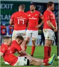  ??  ?? FLOORED Munster were dejected after this latest defeat to Leinster