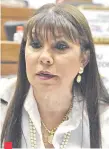  ??  ?? Celeste Amarilla, vicelíder de la bancada “D” del PLRA. Una de las promotoras del juicio político al Ejecutivo.