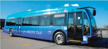  ?? CHICAGO TRANSIT AUTHORITY ?? The CTA plans to buy 23 electric buses at a cost of about $900,000 each.