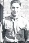  ?? ?? Don Beerling in his young Scouting days with the 8th Canterbury Methodist group, and, below, as president of Canterbury and district Scouts