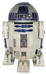  ??  ?? This 2017 photo provided by Profiles in History shows an R2-D2 droid pieced together over several years from different props used in the first five Star Wars movies, which will be up for auction.