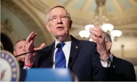  ?? Photograph: Michael Reynolds/EPA ?? Harry Reid, who grew up in Searchligh­t, Nevada, is survived by his wife, Landra, five children and 19 grandchild­ren.