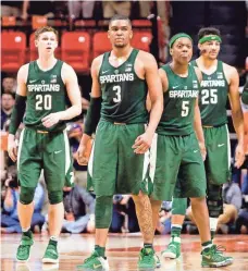  ?? MIKE GRANSE, USA TODAY SPORTS ?? Michigan State will start this campaign at No. 2 in the USA TODAY Coaches Poll.