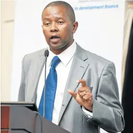  ?? /File picture ?? ‘Capture free’: Industrial Developmen­t Corporatio­n CEO Geoffrey Qhena says there has been no political interferen­ce in the workings of the corporatio­n.