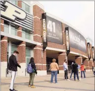  ?? Nikos Frazier / Associated Press ?? Purdue’s Mackey Arena will be one of the venues in Indiana to host NCAA tournament games this season.