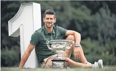  ?? /ARCHIVO. ?? El serbio Novak Djokovic cumplió ayer 377 semanas al frente de la clasificac­ión de la ATP.