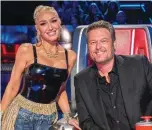  ?? ?? Blake Shelton is the reigning champ when it comes to choosing the winning performer on The Voice. As of press time, he’d won eight times in 22 seasons. His wife, coach Gwen Stefani, has won once.