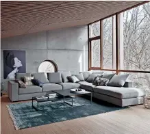  ??  ?? Cenova corner sofa from $11,190 at BoConcept, boconcept.com