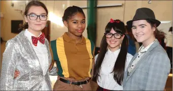  ??  ?? At rehearsals were Erin Brock, Chelsea Tagbo, Kelly Morris and Faye Brady.