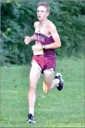  ?? PILOT FILE PHOTO/RON HARAMIA ?? CMA’S Sam Tullis is pictured here during the high school cross country season.