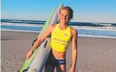  ??  ?? Young surf lifesaver Sam Frost.