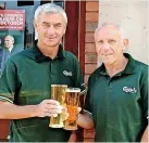  ?? ?? CHEERS, PAL: Ian Rush and Peter Reid