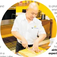  ??  ?? Chanrat Karatna, otherwise known as Air, who teaches Thai cooking at Air’s Thai Culinary Kitchen