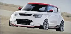  ?? KIA ?? A two-door Kia Soul could be based on this Track’ster concept.