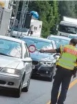  ?? Symbolfoto: Ulrich Wagner ?? Bei einer Kontrolle der Bundespoli­zei wurden zwei in Augsburg lebende Ira ker gefasst.