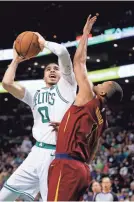  ?? DAVID BUTLER II/USA TODAY SPORTS ?? Jayson Tatum has been key for the Celtics as they advanced to the Eastern Conference finals.