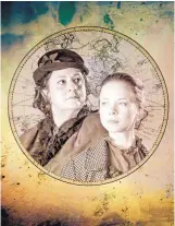  ?? COURTESY OF JASON PONIC ?? Jen Stephenson is Elizabeth Bisland and Jessica Quindlen is Nellie Bly in “Around the World in (Less Than) 80 Days.”