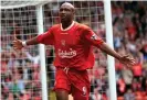  ??  ?? In 2002 Liverpool went on a spending spree and brought El-Hadji Diouf (above), Salif Diao and Bruno Cheyrou to Anfield. Photograph: Dave Kendall/PA