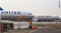  ??  ?? UNITED AIRLINES introduced changes to its policy on employee travel after backlash created by a video showing a passenger pulled off a flight.