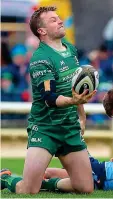  ??  ?? ON FIRE: Connacht’s Jack Carty