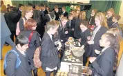  ??  ?? Pupils at the Rhyddings School fair to raise money for Charlie Procter’s appeal