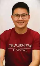  ?? ?? Tradeview Capital Sdn Bhd executive director and chief investment officer Nixon Wong says he enjoys meeting people.