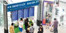  ?? — Bernama photo ?? The recovery in air travel is expected to continue in FY24, with tourists arrival expected to jump 35 per cent to 27 million in FY24, analysts observed.