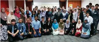  ??  ?? EY Leaders, LHDNM and TalentCorp officials as well as students and representa­tives from local and internatio­nal institutes of higher learning.