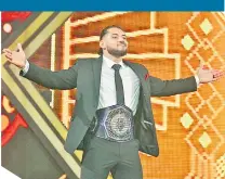  ?? / FOTO: CORTESÍA WWE ?? El luchador mexicano unificará el campeonato de peso crucero de la empresa.