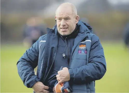  ??  ?? Edinburgh coach Richard Cockerill welcomes back four members of the Scotland squad for today’s Pro14 game against Scarlets