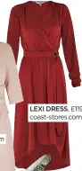  ??  ?? LEXI DRESS, £119, coast-stores.com