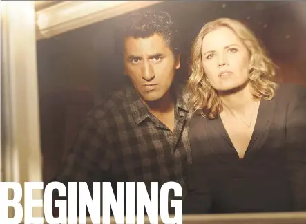  ??  ?? Cliff Curtis and Kim Dickens star in Fear the Walking Dead.