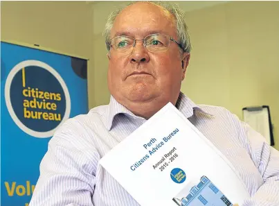  ?? Picture: Dougie Nicolson. ?? David Ogston is a debt advice manager with Perth Citizens Advice Bureau.