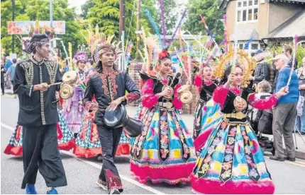  ??  ?? The Llangollen Internatio­nal Musical Eisteddfod has provided a stage for acts from various cultures