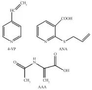  ??  ?? 图 3 3种功能单体的结构图­Fig. 3 Structural formula of three functional monomers