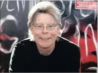  ??  ?? Master of horror fiction, Stephen King.